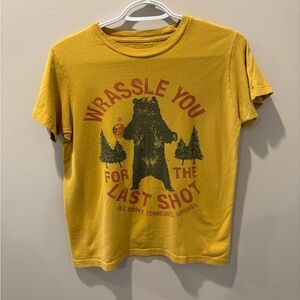 Yellow Graphic Tee